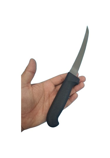 Fischer 1025-15 Kıvrık Kemik Sıyırma Bıçağı 14 Cm Siyah