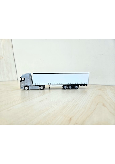 1/64 Ölçek Gri Volvo Fh4 Tır Maketi 25 Cm Boy