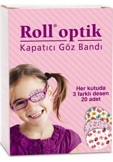 Roll Optik Kapatıcı Göz Bandı 20 Adet