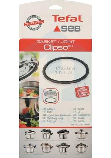 Tefal Clıpso Düdüklü Lastik Kçk Boy Çok Renkli