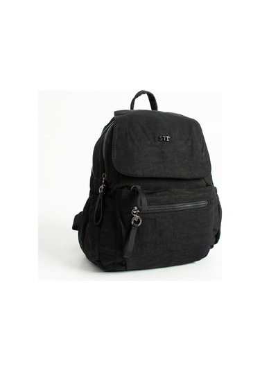 Yumuşak Dokulu Ultra Hafif, Esnek Ve Su Geçirmez Polyamid Kumaş Sırt Çantası Siyah Model: 571-13-14b Siyah