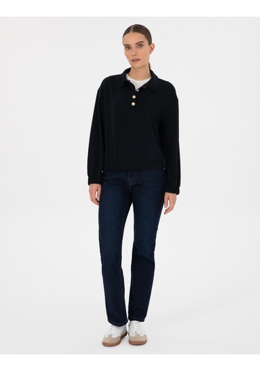 Pierre Cardin Kadın Lacivert Sweatshirt 50309070-vr033 Lacivert