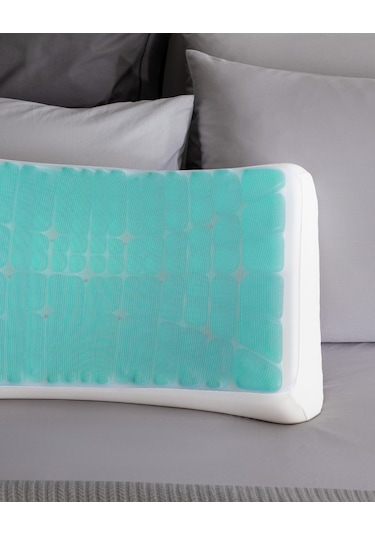 Madame Coco Moonlit Visco Lux Serinletici Jel Yastık - Beyaz - 60x40x14 Cm 8684427193808 Beyaz