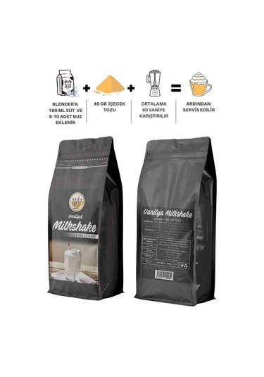 Nera Vanilyalı Milkshake 1.000g İçecek Tozu