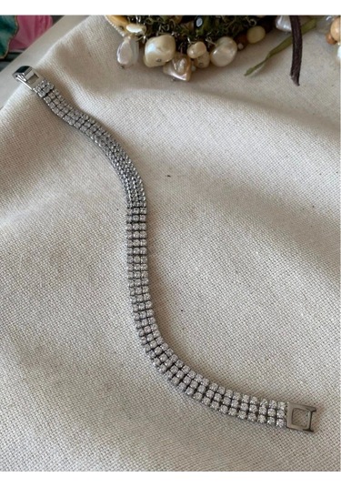 Üç Sıra Suyolu Bileklik Çok Renkli