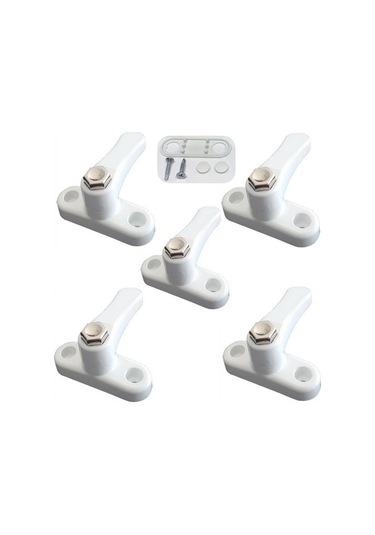 5 Adet Çelik Pvc Kapı Pencere Emniyet Kilidi Pimapen Düğmeli Kili