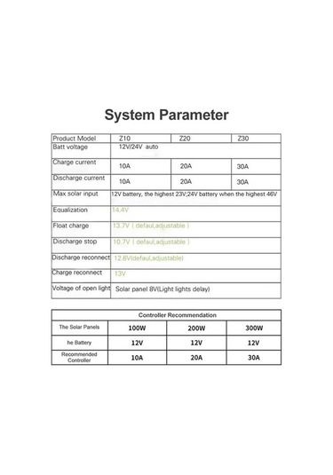 Electric 12v/24v Güneş Şarj Kontrolcüsü, 20a Çift Usb, Akıllı Sokak Lambası, Pwm Düzenleyici
