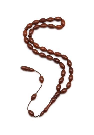 İznik Kuka Ağacı Tesbih 6 X 10 Mm Arpa Kesim - T-1550