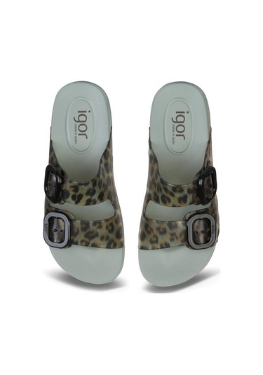 Habana S10336 Verde Çift Tokalı Kadın Terlik 001