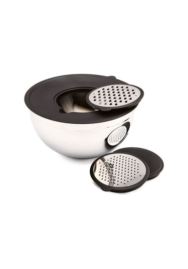 Sofram 9 Parça Rendeli Karıştırma Kabı Seti Inox