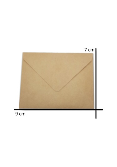 İstisna 12 Adet 7 X 9 Renkli Mini Zarf 6 Renk