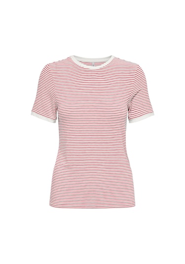 Only Bayan T Shirt 15315406 Ekru-kırmızı