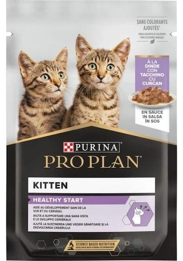 Pro Plan Pouch Sos İçinde Hindili Yavru Kedi Konservesi 85 Gr
