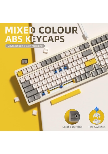 Ziyoulang K3 Max Blue Switch Mekanik Mini Oyuncu Klavye