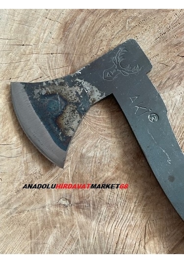 Aki Dövme Çelik Kamp Baltası El Yapımı Balta Nacak 800Gr