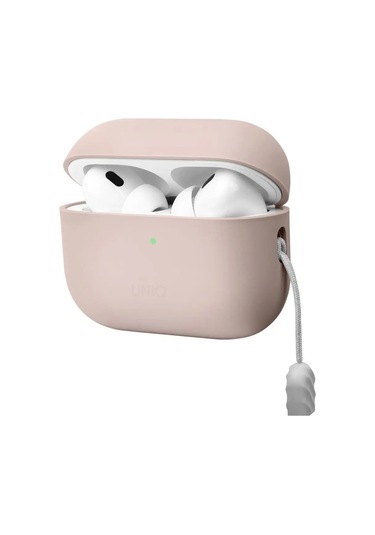 Unıq Airpods Uyumlu Pro 2 İçin Lıno Silikon Kılıf Bilek Askısı İle 147855462 Pembe