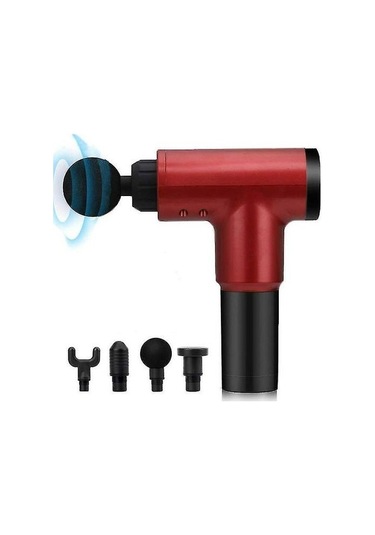 Three Beans Ab Tak Kırmızı Elektrikli Fasya Gun Kas Gevşeme Boyun Masajı Fitness Ev Etkileyici Tabancası Az14412 5fuu9f Çok Renkli