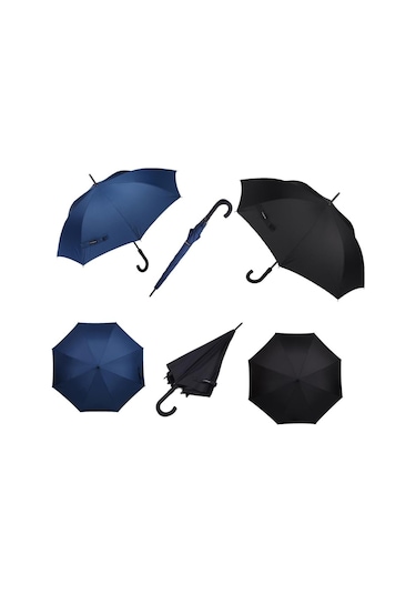 Zeus&Co. 363349566 Fiber Baston Rüzgarda Kırılmayan Şemsiye