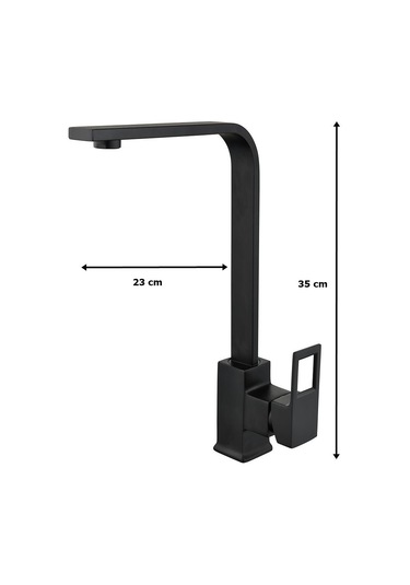 Vilas Trento Siyah Lüks Kare Eviye Mutfak Bataryası