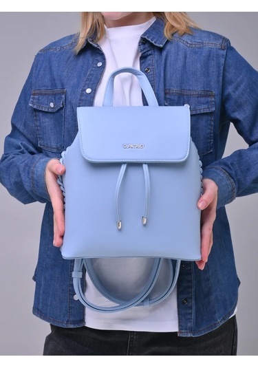 Daniele Patrici Deri Şehir Çantası A5 210533444 Açık Mavi