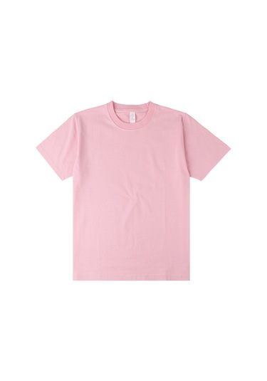 Yeni Japon Ağır Pamuklu Kısa Kollu Şeftali Pembesi Şeftali Pembesi