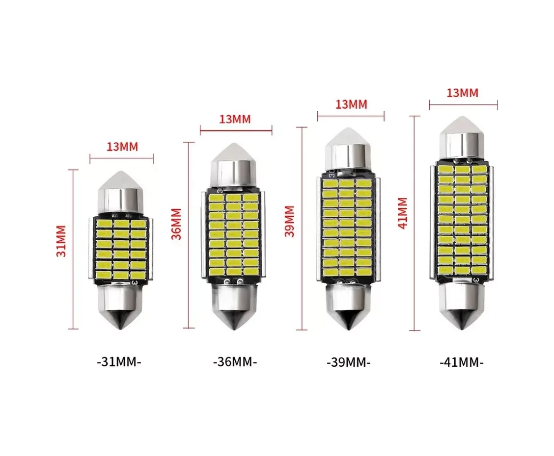 Car Paradıse Otomobil İçi Led Ampuller C5w Led Plafon Lambaları 230439346