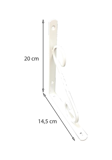 Ferforje Raf Altı No 2 Beyaz