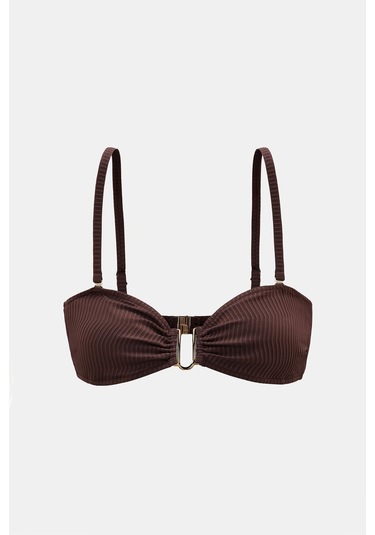 Assos Mocha Straplez Çıkarılabilir Pedli Bikini Üst Kahverengi