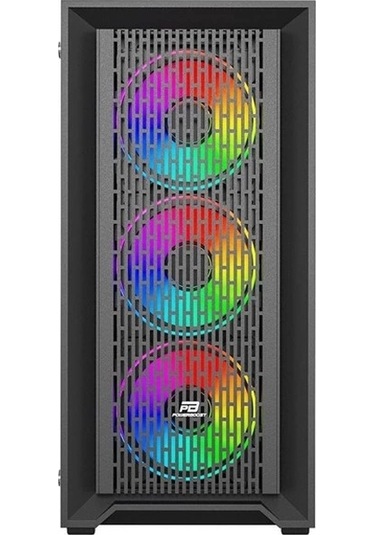 Powerboost PB-P705B 650 W 80+ Bronze Mid-Tower Oyuncu Bilgisayar Kasası