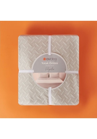 Evidea Soft Örme Çift Kişilik Yatak Örtüsü - Gri - 240x260 Cm Gri