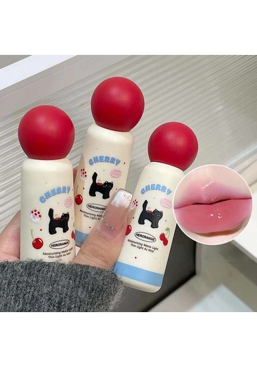 Jöle Ayna Dudak Sır Yapışmaz Dudak Tonu Nemlendirici Şeffaf Açık Pembe Ayna Su 01 2.5g Pembe