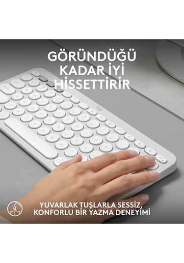 Logitech Pebble Keys 2 K380S 920-011859 Kablosuz Klavye