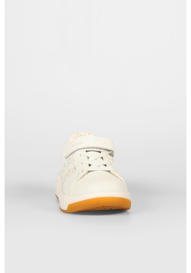 Vicco Pukky Işıklı Kız Okul Öncesi Beyaz Sneaker Beyaz