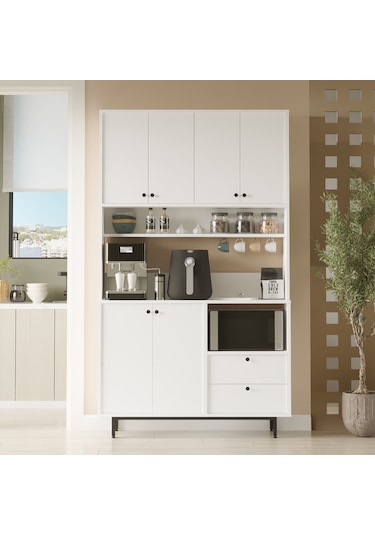 Robin Home Lounge Kahve Köşesi Çok Amaçlı Dolap Mutfak Dolabı Bey