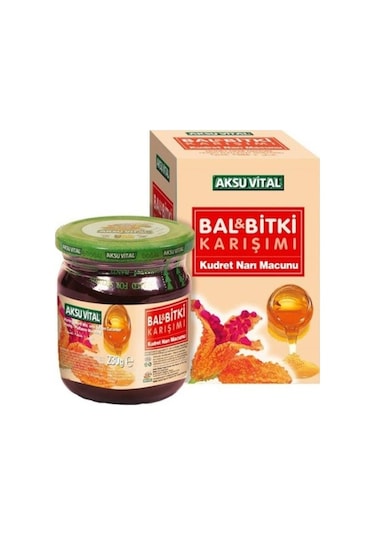 Aksu Vital Ballı & Bitki Karışımı Kudret Narı Macunu 2 x 230 G