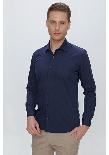 Gk 649 Lacivert Altro Gömlek Lacivert