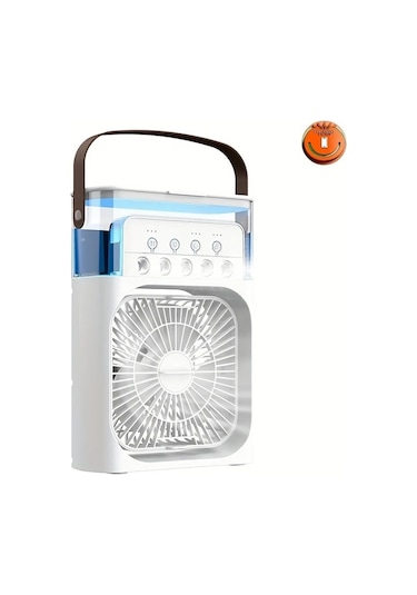 Xuweiwei Taşınabilir 600 Ml Çok Fonksiyonlu Yüksek Hızlı Rüzgar Soğutmalı Fan Usb Güçlü Sessiz Ofis Ev Açık Hava İçin İdeal Büyük Kapasiteli Tank