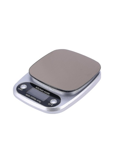 Youtek Pratik Mutfak Terazi 10kg/1g Hassas Ölçüm, Lcd Ekranlı, Paslanmaz Çelik Platform, Akıllı Gıda Tartım Aleti Çok Renkli