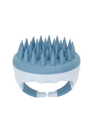 Koodmax Premium Yumuşak Duş Tarağı Yumuşak Silikon Saç Yıkama Saç Derisi Masaj Tarağı - Yeşil