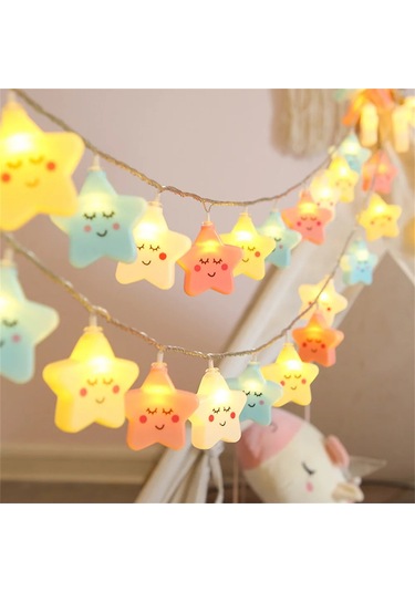 20led Bulut/yıldız Işığı Dize, Noel Doğum Günü Partisi İçin 10ft 1 Adet