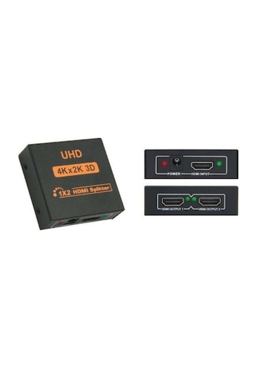 4K Hdmi Splitter 1 In 2 Out 2Li Hdmi Çoklayıcı Splitter 4K*2K 3D