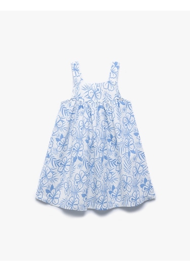 Koton Beyaz Kız Bebek Elbise 5smg80044aw Beyaz