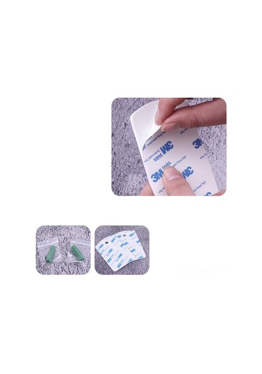 Maiyame 4 Adet Beyaz Duvarlı Kumanda Tutucu, Ev Ofis Yatak Odası İçin Otomatik Yapışkan Organizer Kutusu, Anahtar Kalem Depolama Kutusu Diğer