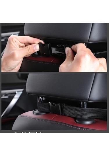 Tesla Logolu Siyah Oto Boyun Yastığı