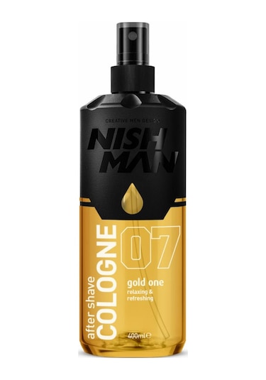 Nish Man 07 Gold One Sprey Kolonya 400 ML