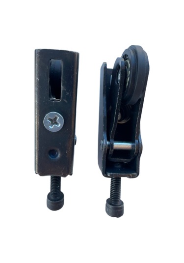 Sürgülü Dolap Tekerleği Rulmanlı Dolap Tekerlekleri 2 Adet Siyah