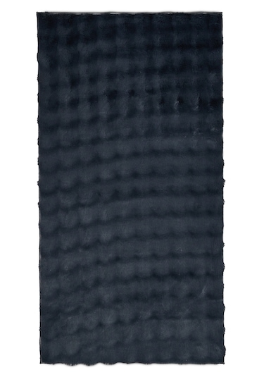 Yünteks Bubble Kabartmalı Peluş Post Halı 90x150 Antrasit