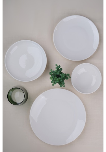 Tabak Evi Porselen Sofia Yemek Takımı 4 Parça Tek Kişilik