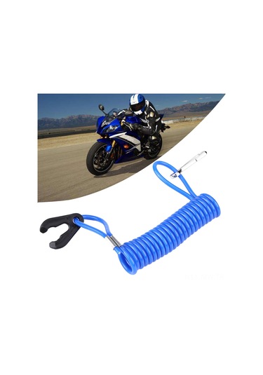 Moveevo Yamaha Dış Motor İçin Acil Durdurma Kablosu - Su Geçirmez Abs Plastik, Esnek Ve Kolay Kurulum Mavi, 2 Adet Diğer