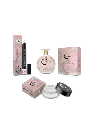 Cle D'Amour Delicate Lady Women Vegan EDP Kadın Parfüm Çiçeksi 3 x 50 ML